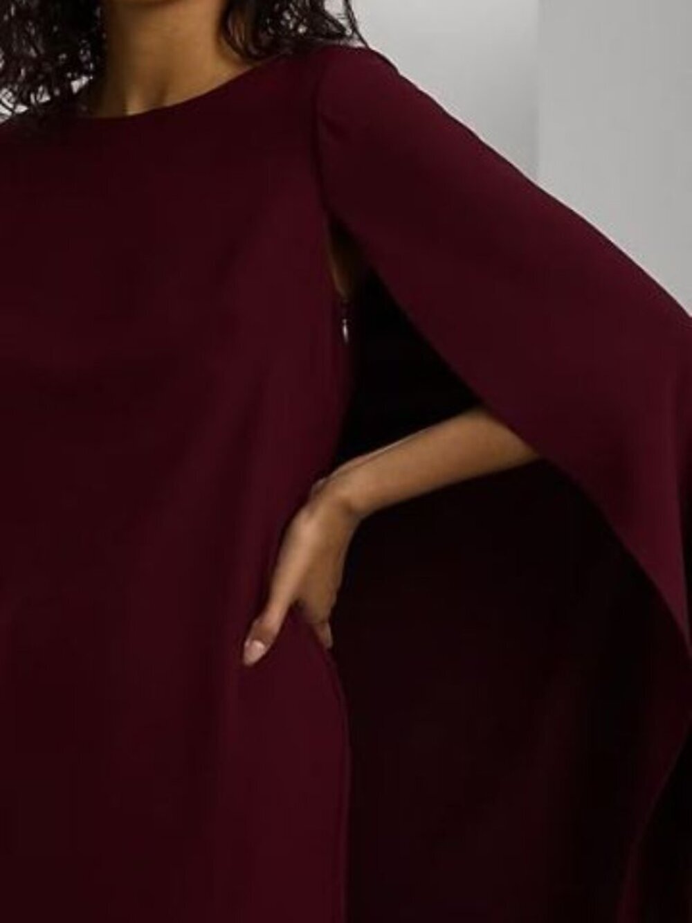 NEW Lauren Ralph Lauren Women's 8 Cape Georgette Cocktail Dress • Reg Price $195 - Picture 5 of 5